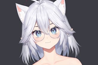 model rig 52 arkit blendshape vrchat vroid vtuber vrm furry mmd avatar