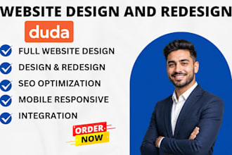 design duda website, redesign duda website builder, design duda landing page