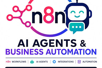 develop n8n ai agent automation, custom n8n work  flow agent