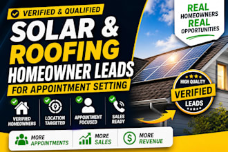 provide a verified new homeowners leads solar leads roofing leads mortgage lead