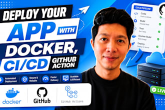 deploy your app with docker and github actions on vps