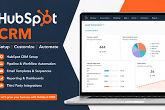 setup your hubspot CRM hubspot workflow hubspot automation and pipeline