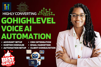 setup gohighlevel CRM pipelines calendars voice ai agent automation workflow