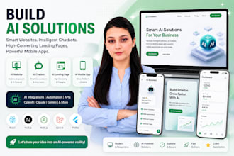 build ai website, ai chatbot, ai landing page, ai mobile app