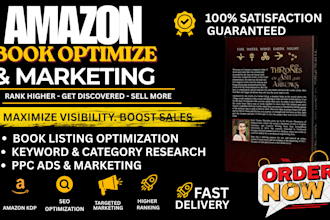 format, optimize and market your book for amazon KDP