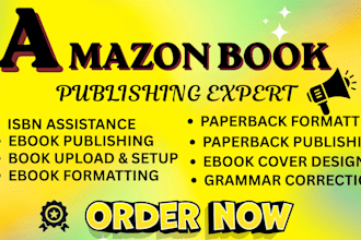 publish, format and optimize your book for KDP