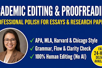 proofread, edit, and format your academic papers and essays