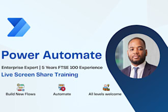 train you on power automate to automate your manual tasks