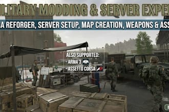 arma reforger, server setup map creation weapons assetto corsa arma 3
