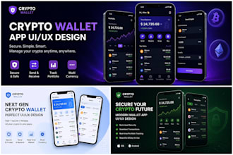 develop crypto wallet app, wallet app, fintech app, payment app, blockchain app
