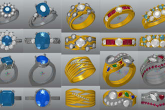 create realistic jewelry design jewelry sketch hand drawn jewellery illustration
