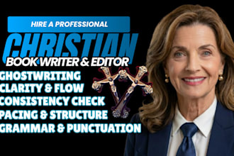 be christian ebook ghostwriter christian book editor chistian book cover design