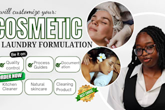 cosmetic chemist for skincare, haircare,laundry, toiletry, detergent formulation