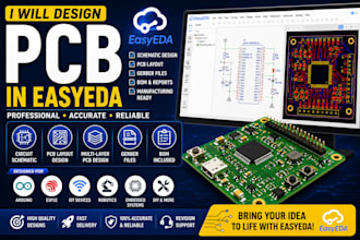 design professional pcb in easyeda