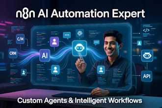 build n8n sales ai  crm automation workflows ai agents and api integrations