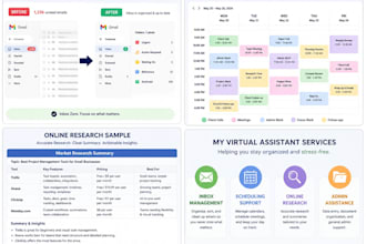 provide inbox management, scheduling, and online research