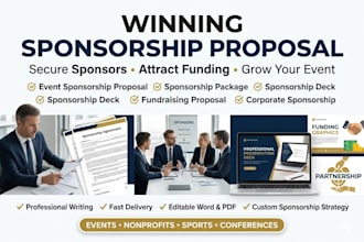 write a winning event sponsorship proposal and sponsorship package