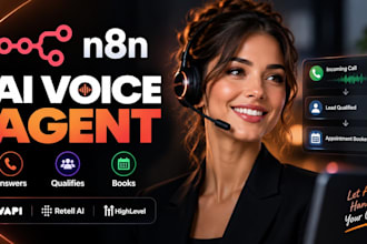 build n8n ai voice agent and ai receptionist n8n lead generation vapi or retell