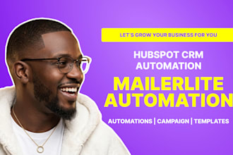 do mailerlite email marketing ecommerce hubspot CRM automation landing page