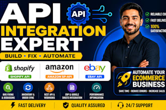 fix amazon sp API, shopify or ebay api integration and automation errors