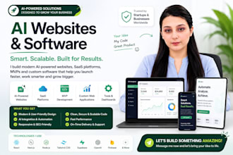 ai landing pages saas landing pages startup websites