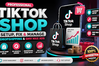 manage tiktok shop fix issues tik tok dropshipping shop syn gmv max ads campaign