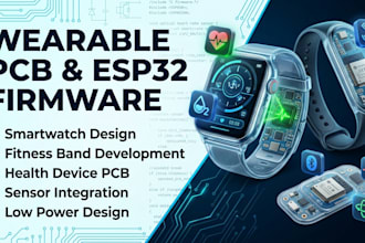 design smartwatch, fitness band and wearable health devices