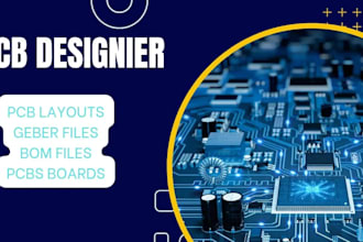 design high quality pcb boards with schematic capture, layout, and dfm ready