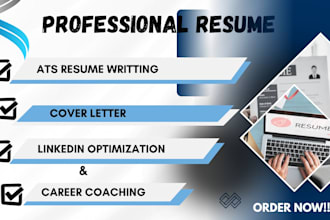 write an executive ats resume, and optimize your linkedin