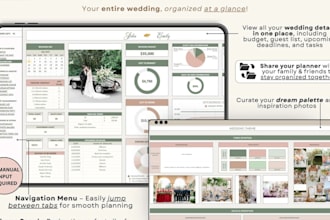 design editable google sheets, excel spreadsheet, automation or invoice template