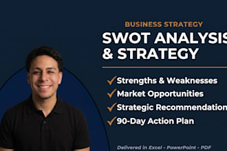 do a comprehensive swot analysis and business strategy report