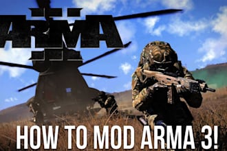 create arma 3 server with custom mods, scripts, maps, weapons, clothing and heli