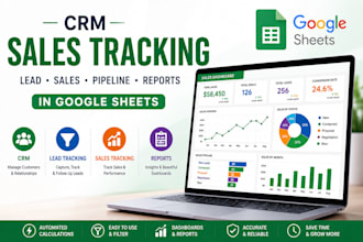 do CRM inventory management and leads,sales tracking spreadsheet in google sheet