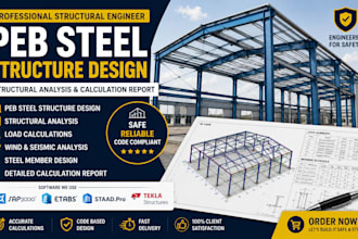 do peb steel structure design, structural analysis and calculation report