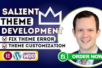 customize salient theme expert, wpbakery, integration support, ai chat feature
