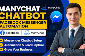 build manychat chatbot facebook messenger automation lead generation bot