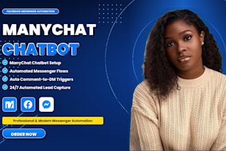 build manychat chatbot facebook messenger automation lead generation bot