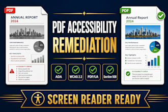 fix PDF accessibility issues for ada and wcag compliance