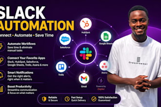 integrate slack with hubspot salesforce google sheets trello asana gmail zapier