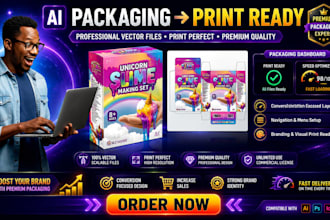 convert packaging artwork into print ready vector