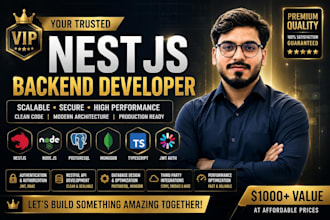 be your nestjs backend developer