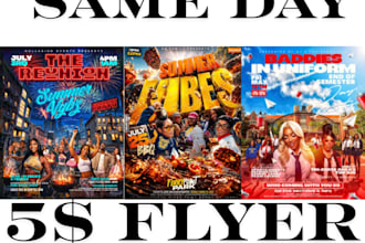 create a professional promotion flyer