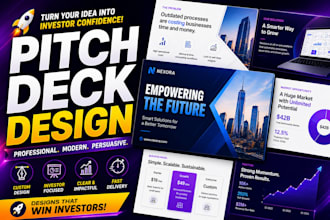 design and redesign pitch deck canva presentation
