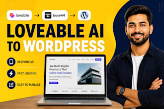 convert loveable ai to wordpress website copy lovable dev ai base44 to wordpress