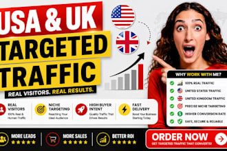 promote shopify store organic USA,UK book website traffic to boost etsy sales