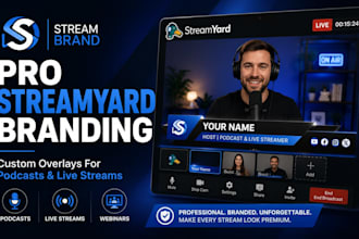 create professional streamyard branding