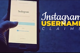 securely claim inactive username for twitter and instagram business username