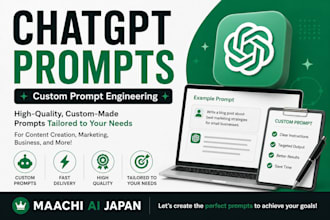 create custom chatgpt prompts for your business