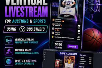 create whatnot vertical livestreams for auctions using obs studio