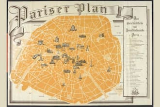 design a custom illustrated tourist map and city map in adobe illustrator